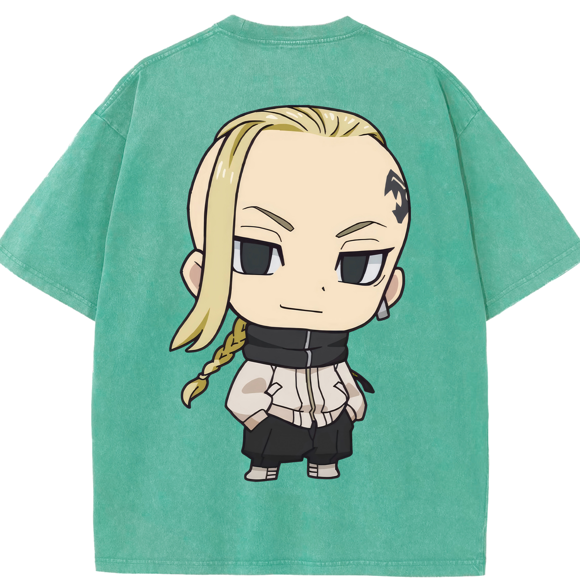 （画像用） 東京リベンジャーズ Tokyo Revengers 綿100% ヴィンテージ風 半袖Tシャツ（背面プリント）